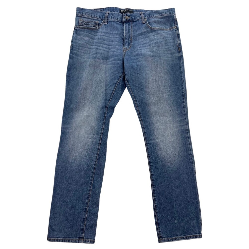 Retrofit Brand Mfg Men's Slim Leg Jeans 38x32 Blue Stretch Denim